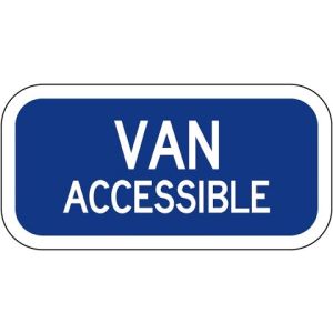 Van Accessible (Plaque) Sign  - R7-8b