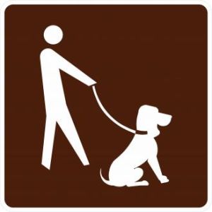 Leashed Pets Sign - RG-110