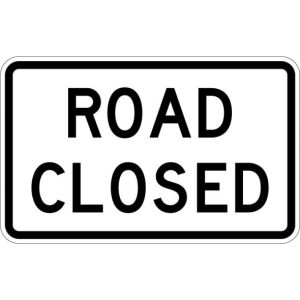 Road Closed Sign - R11-2