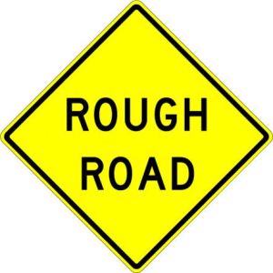 Rough Road Sign  - W8-8