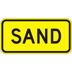 Sand Sign - W7-4D