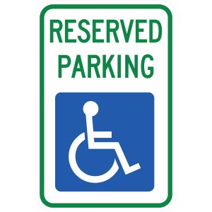South Dakota Handicap Parking Sign - R7-8sd