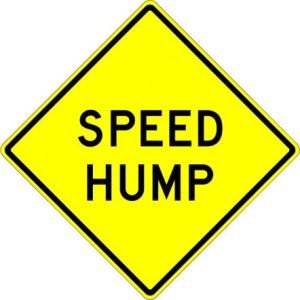 Speed Hump Sign - W17-1