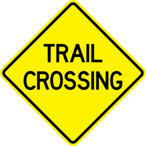 Trail Crossing Sign - W11-15A