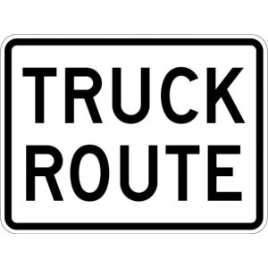 Truck Route Sign - R14-1