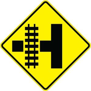 Highway-Rail Grade Crossing Sign - W10-3L