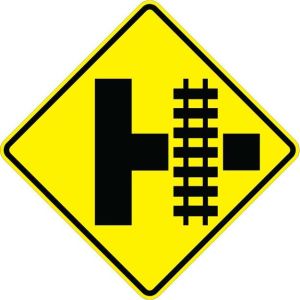 Highway-Rail Grade Crossing Sign - W10-3R