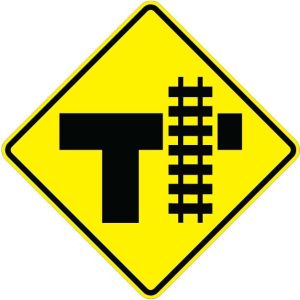 Highway-Rail Grade Crossing Sign - W10-4R