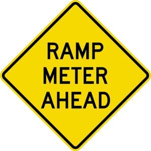 Ramp Meter Ahead Sign - W3-7