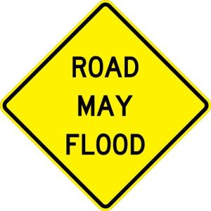 Road May Flood Sign - W8-18