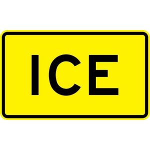 Ice Sign - W8-5A