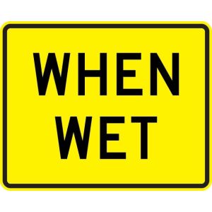 Slippery When Wet Signs  - W8-5p