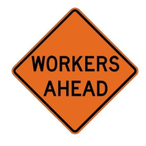 Workers Ahead Sign - W21-1