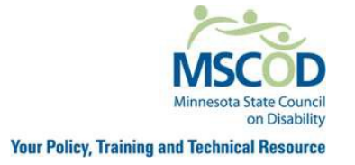 Mn State Council on Disability